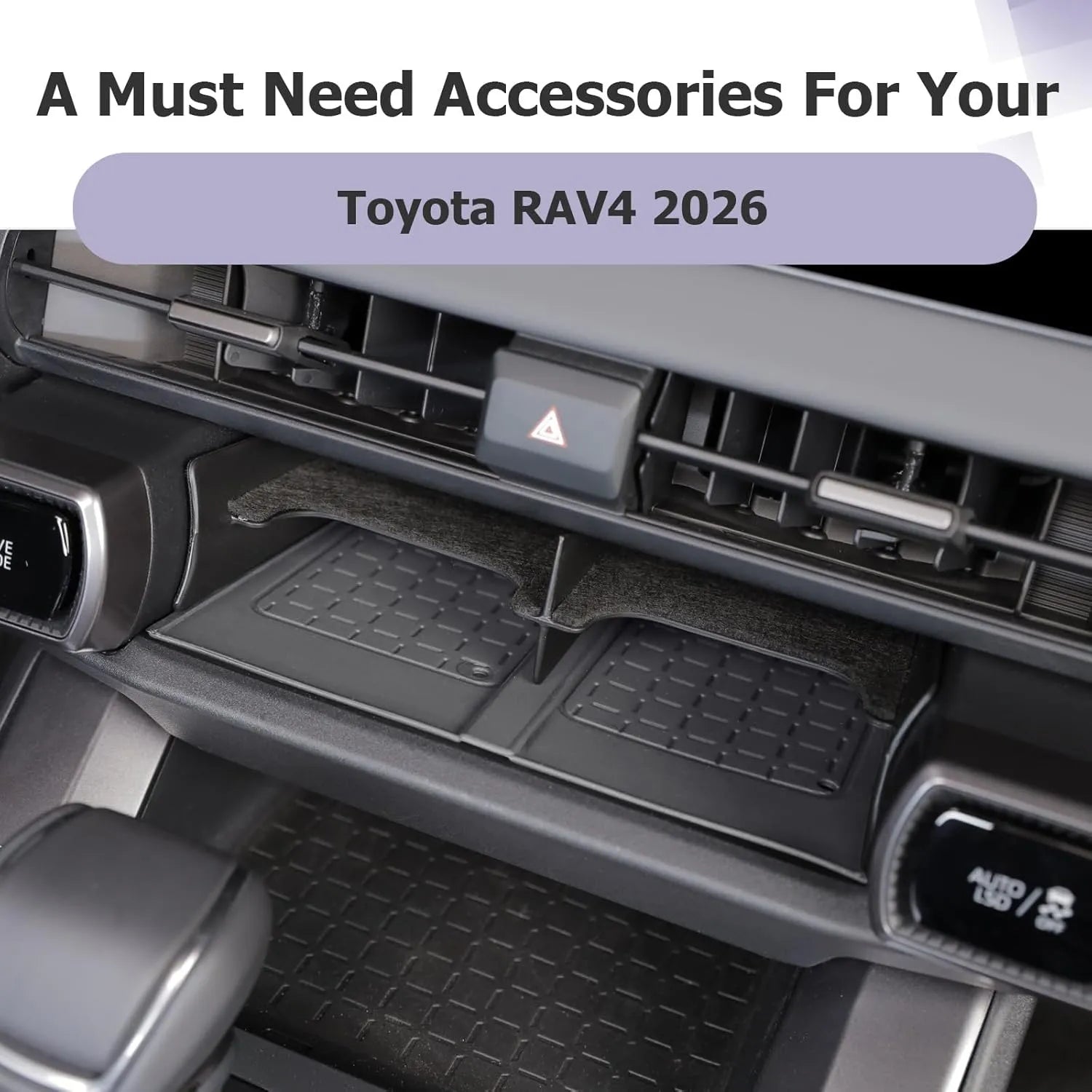 For Toyota RAV4 Central Console Secondary Storage Box 2026 2027