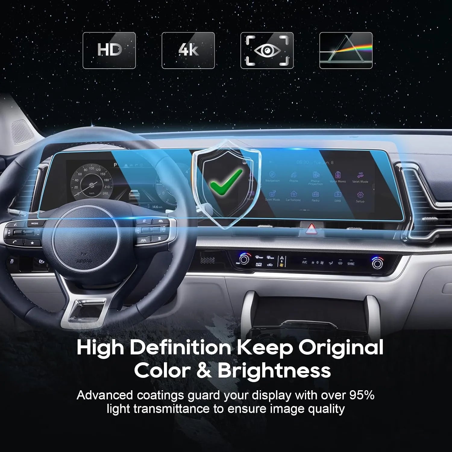 For Kia Sportage NQ5 Screen Protector 2022-2025