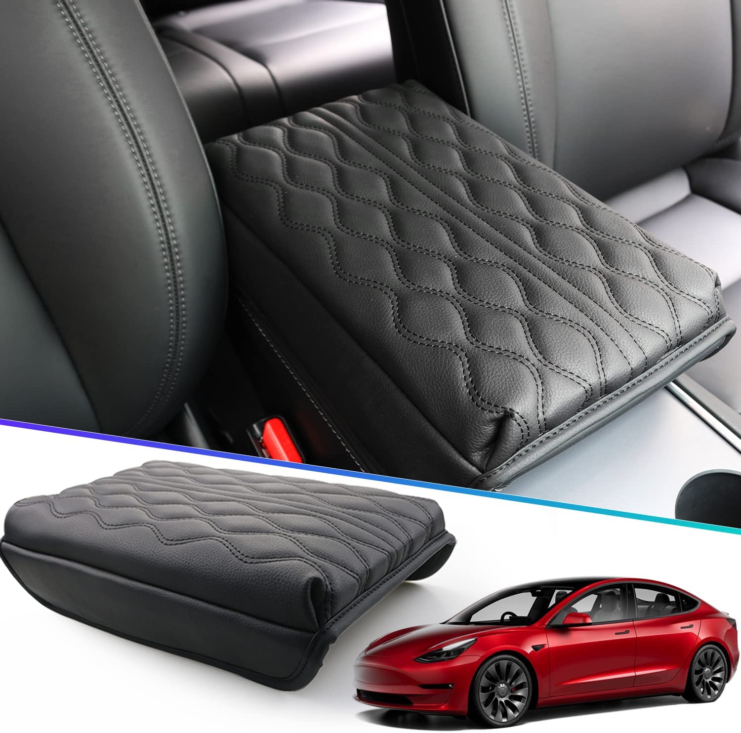Tesla Model 3 Model Y Armrest Cover 2018+ - LFOTPP Car Accessories