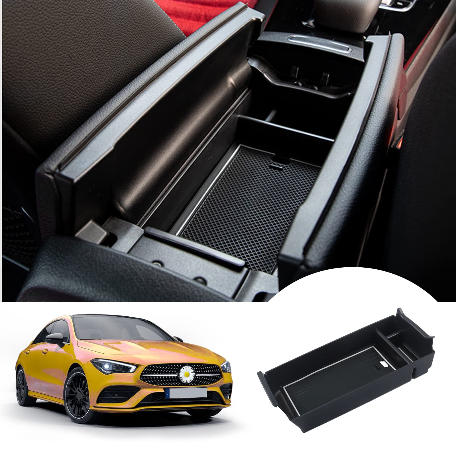 Mercedes A-Class B-Class Center Armrest Storage Tray - LFOTPP Car Accessories