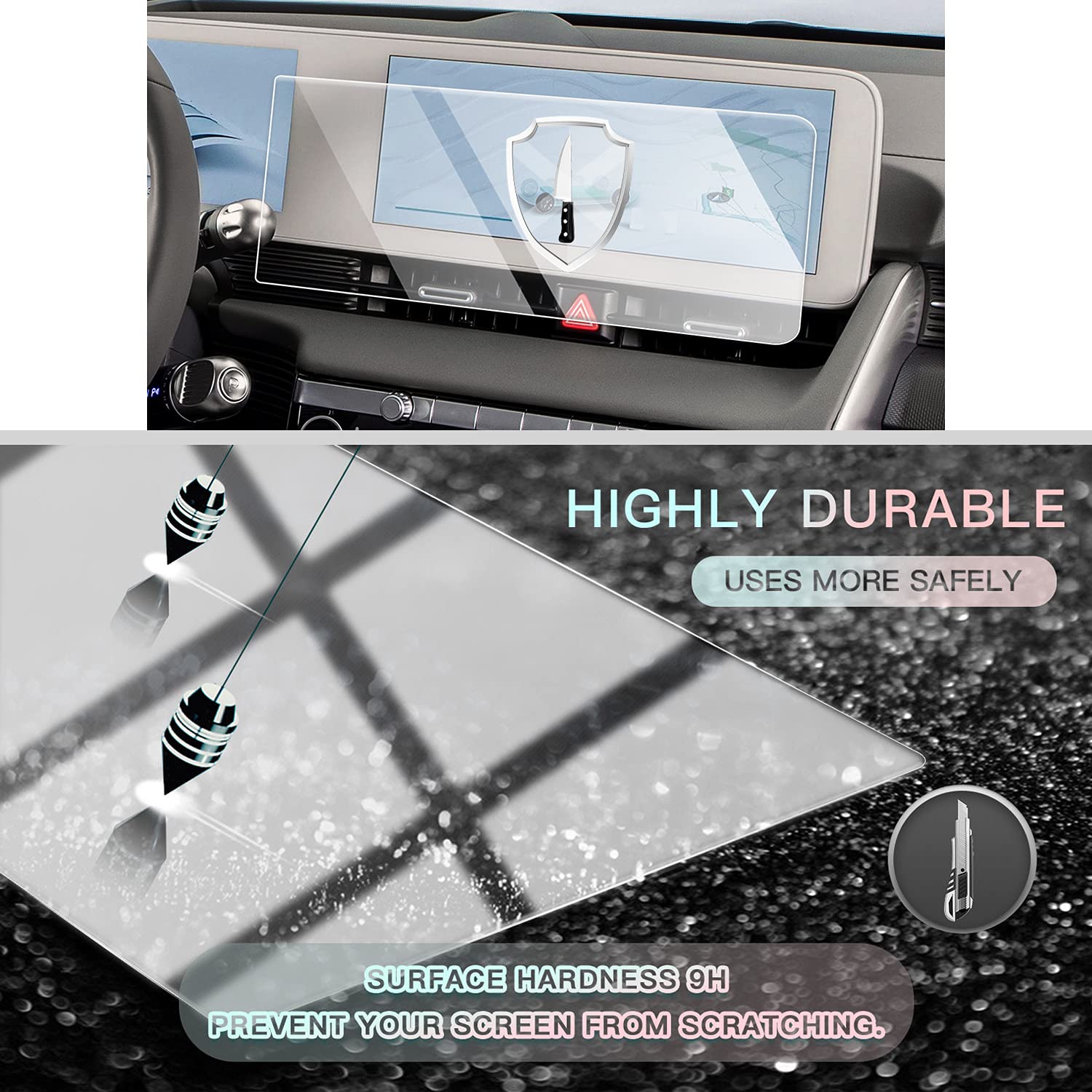 Huyndai Ioniq 5 Glass Screen Protector 2021+ - LFOTPP Car Accessories