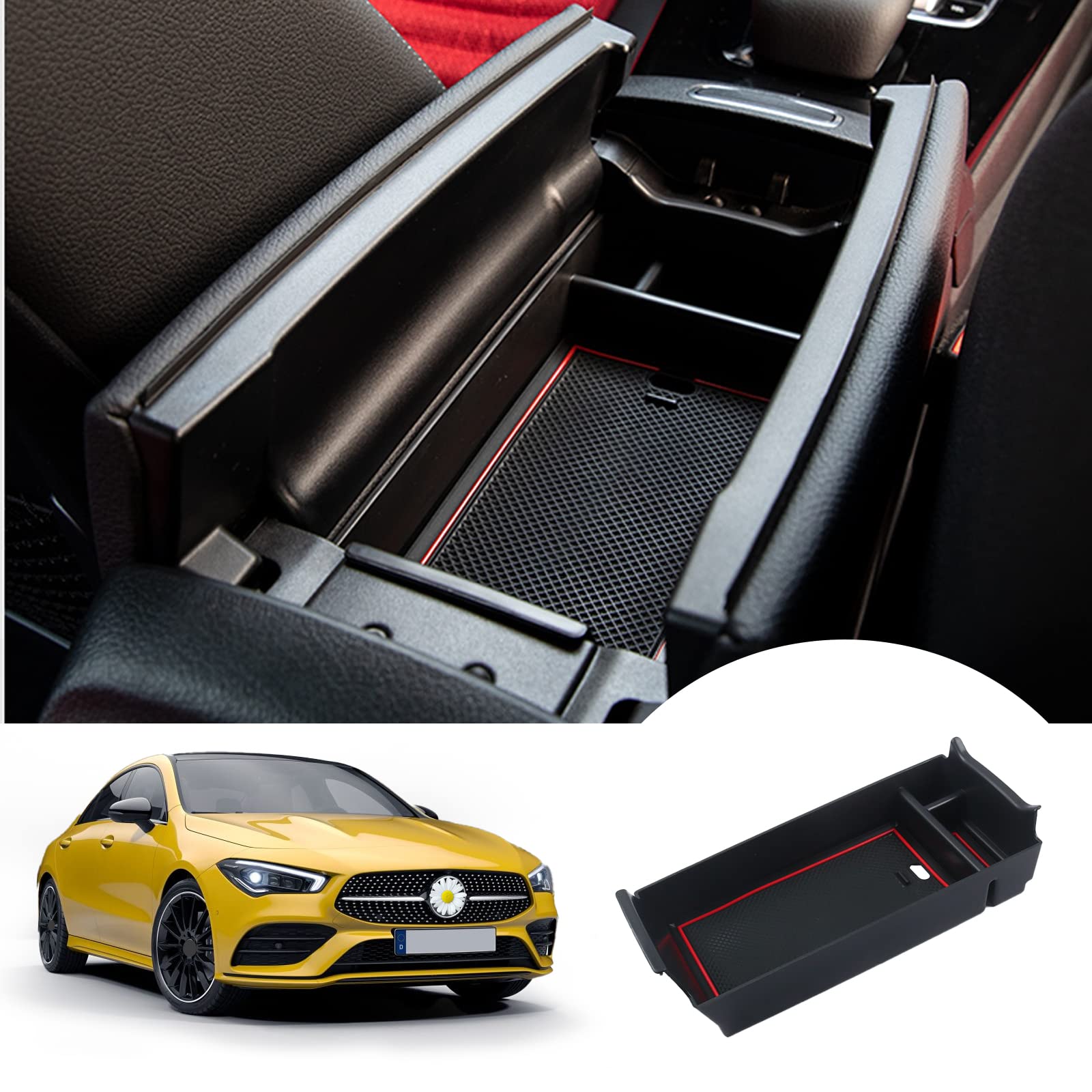 Mercedes A-Class B-Class Center Armrest Storage Tray - LFOTPP Car Accessories