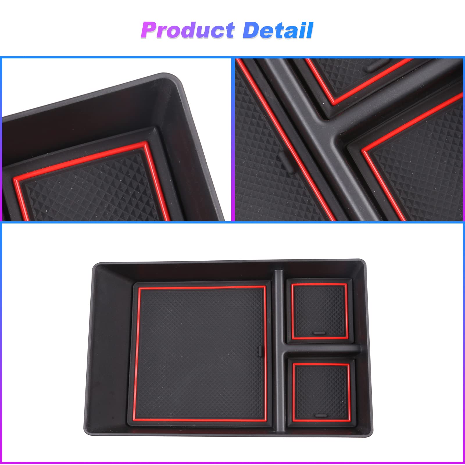 Hyundai Ioniq 5 Center Armrest Storage Tray 2022+ - LFOTPP Car Accessories