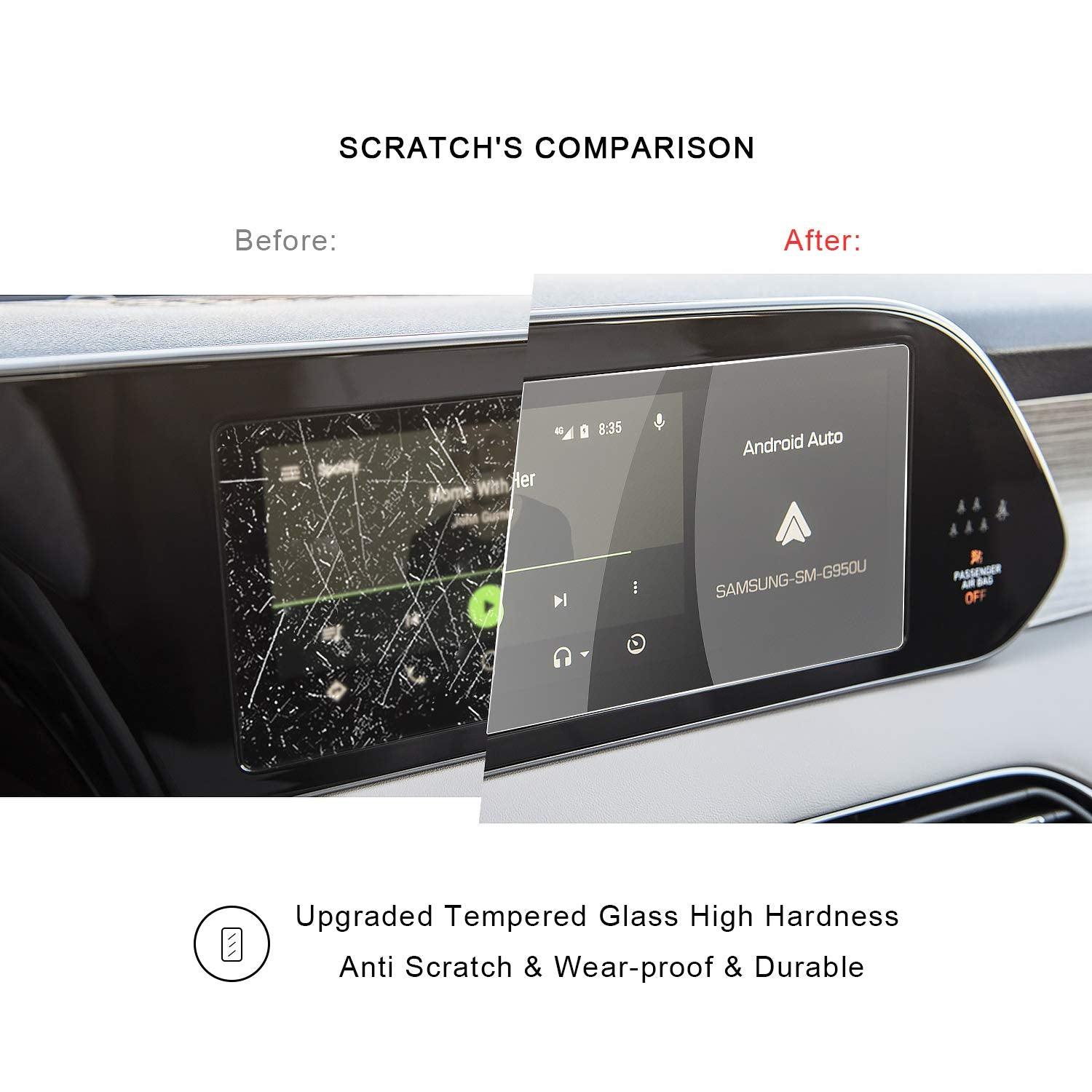 (Updated) Palisade Screen Protector 2020 2021 2022 2023 Palisade Ltd Limited Calligraphy Touch Screen Car Display Navigation Screen Protector, RUIYA HD Clear Tempered Glass Car in-Dash Screen Protective Film-lfotpp-auto-parts.myshopify.com