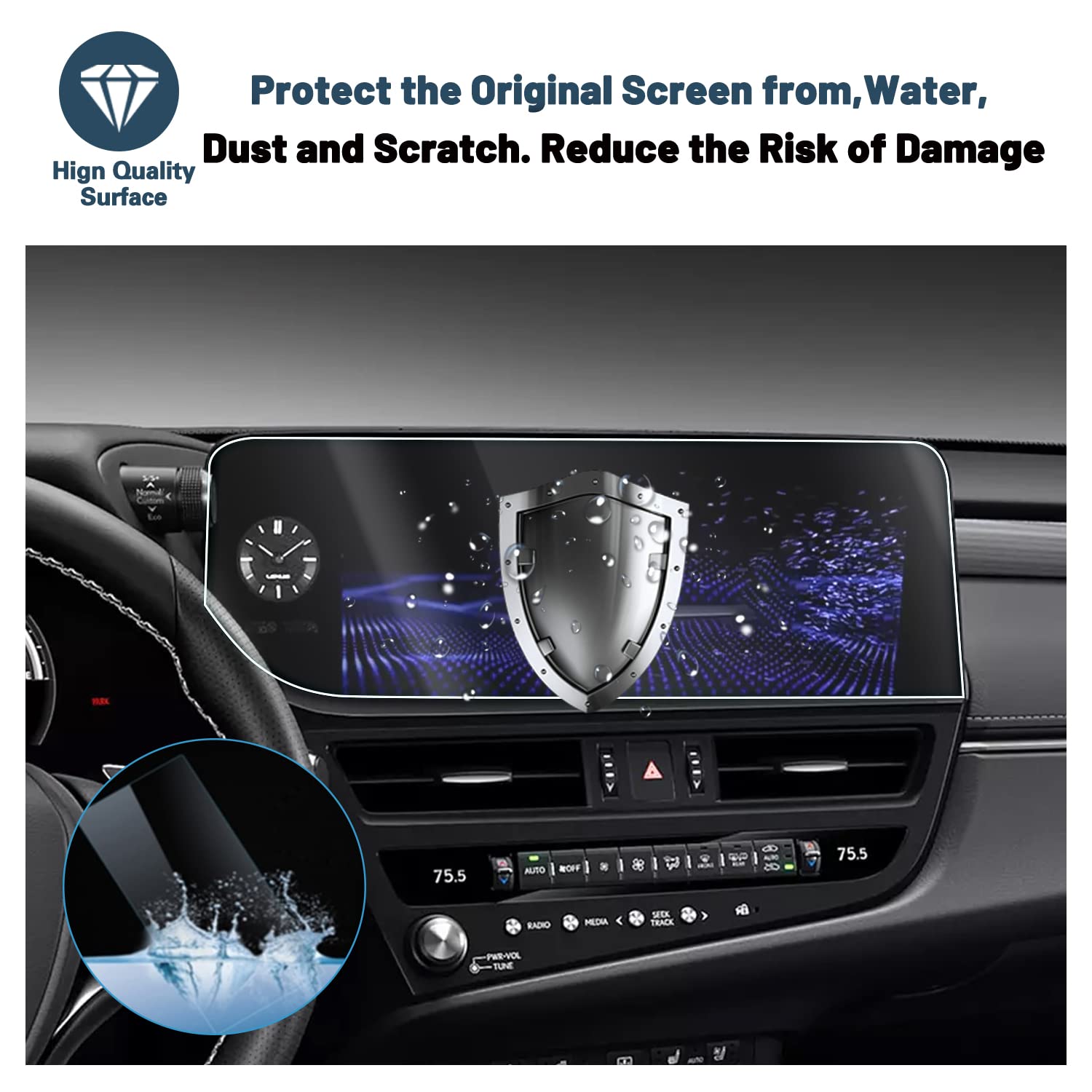 Lexus ES screen Protector 2019+ - LFOTPP Car Accessories