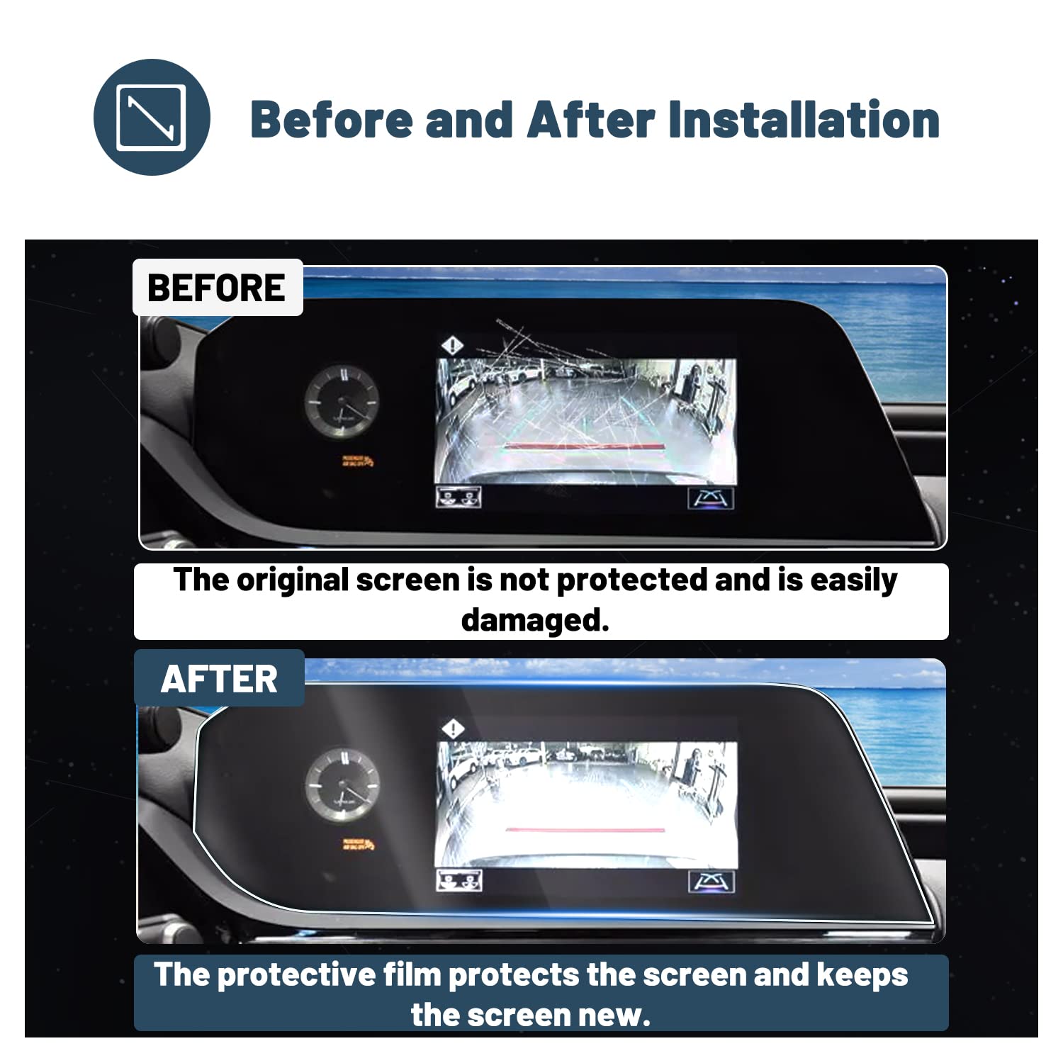 Lexus ES screen Protector 2019+ - LFOTPP Car Accessories