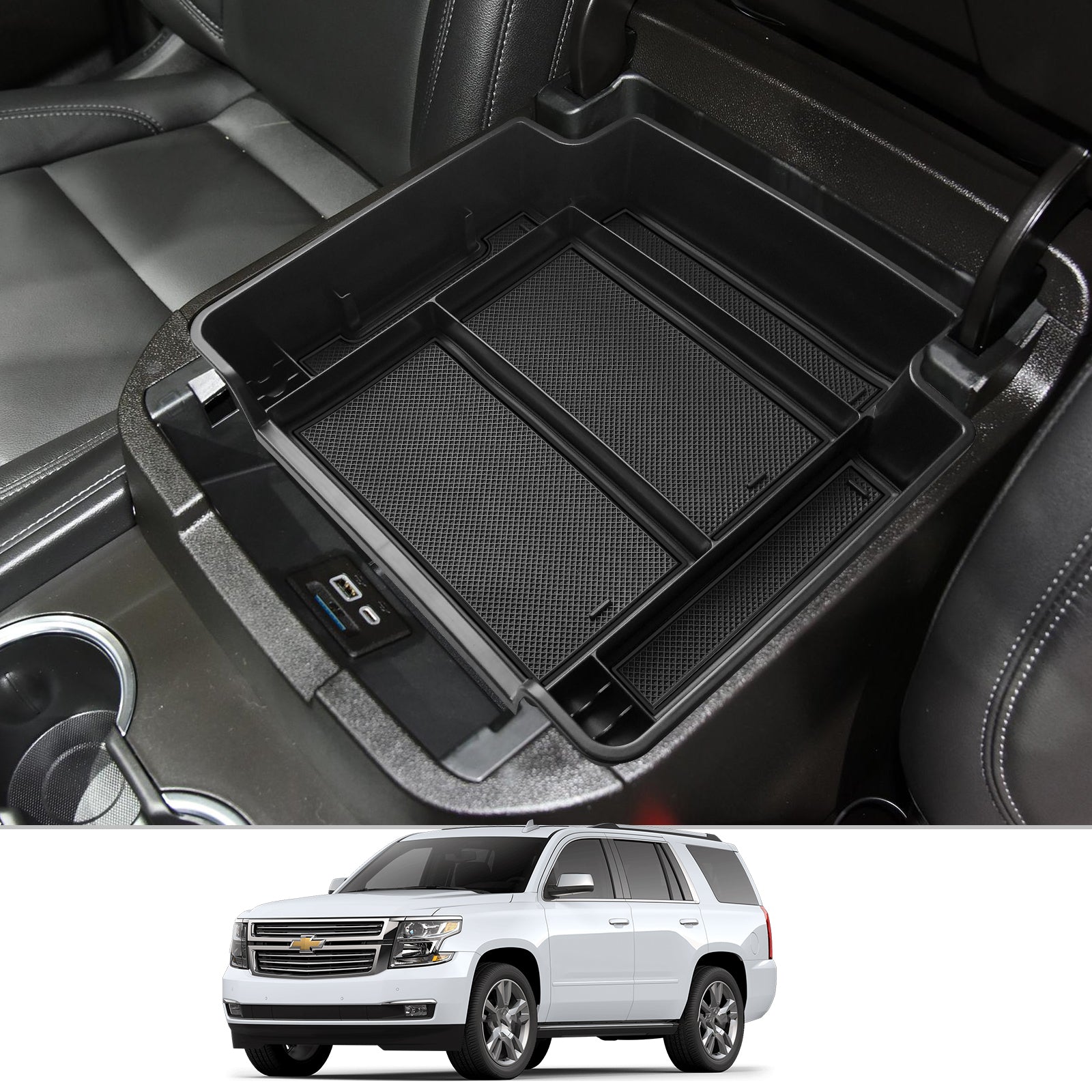 GMC Yukon Center Console Tray 2021+ - LFOTPP Car Accessories