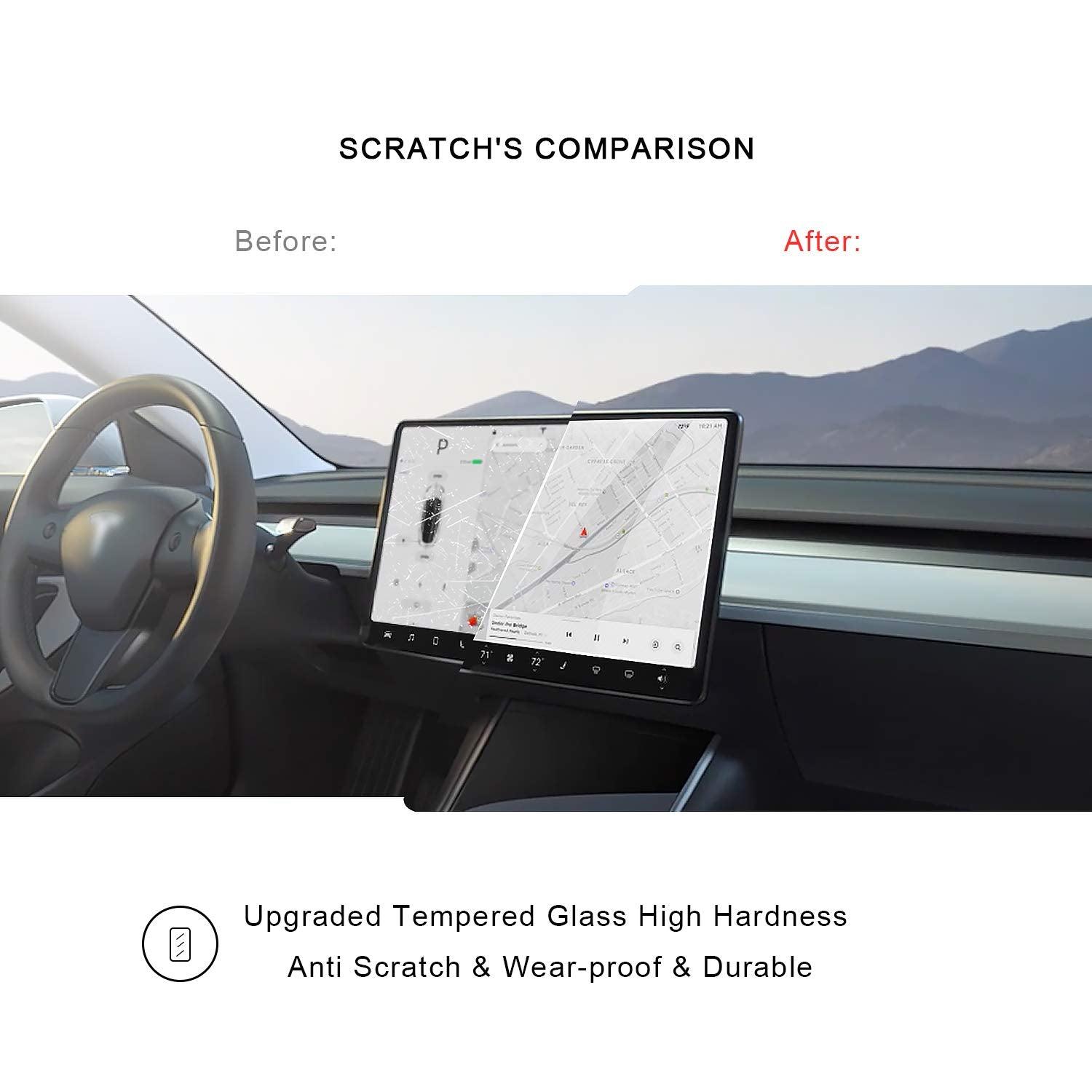 2018 2019 2020 2021 2022 Tesla Model 3 2020 2021 2022 Model Y 15&quot; Center Control Touchscreen Car Navigation Tempered Glass Touch Screen Protector, P50 P65 P80 P80D Accessories 9H Anti-Scratch Shock Resistant-lfotpp-auto-parts.myshopify.com