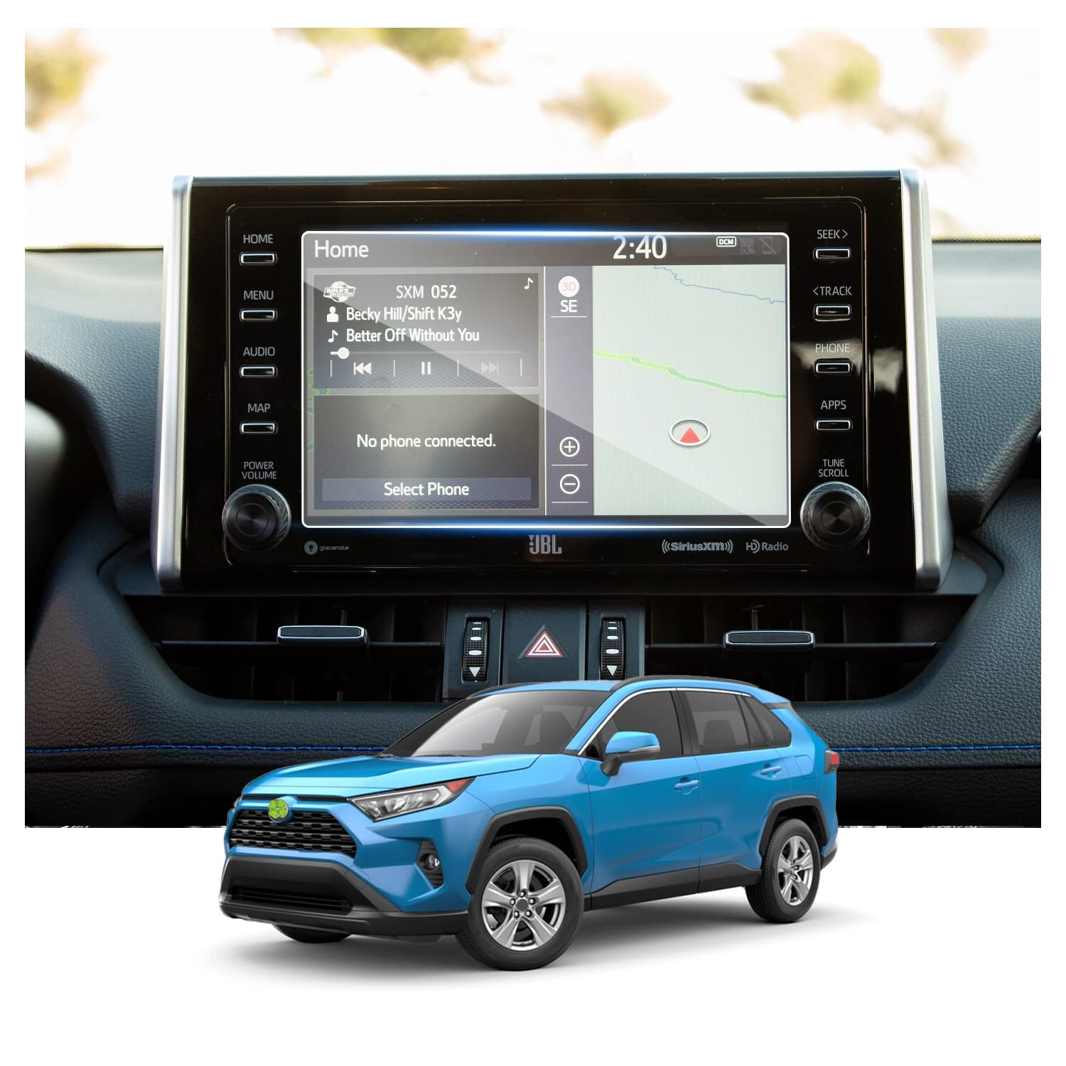 Toyota RAV4 7" Screen Protector 2019+ - LFOTPP Car Accessories