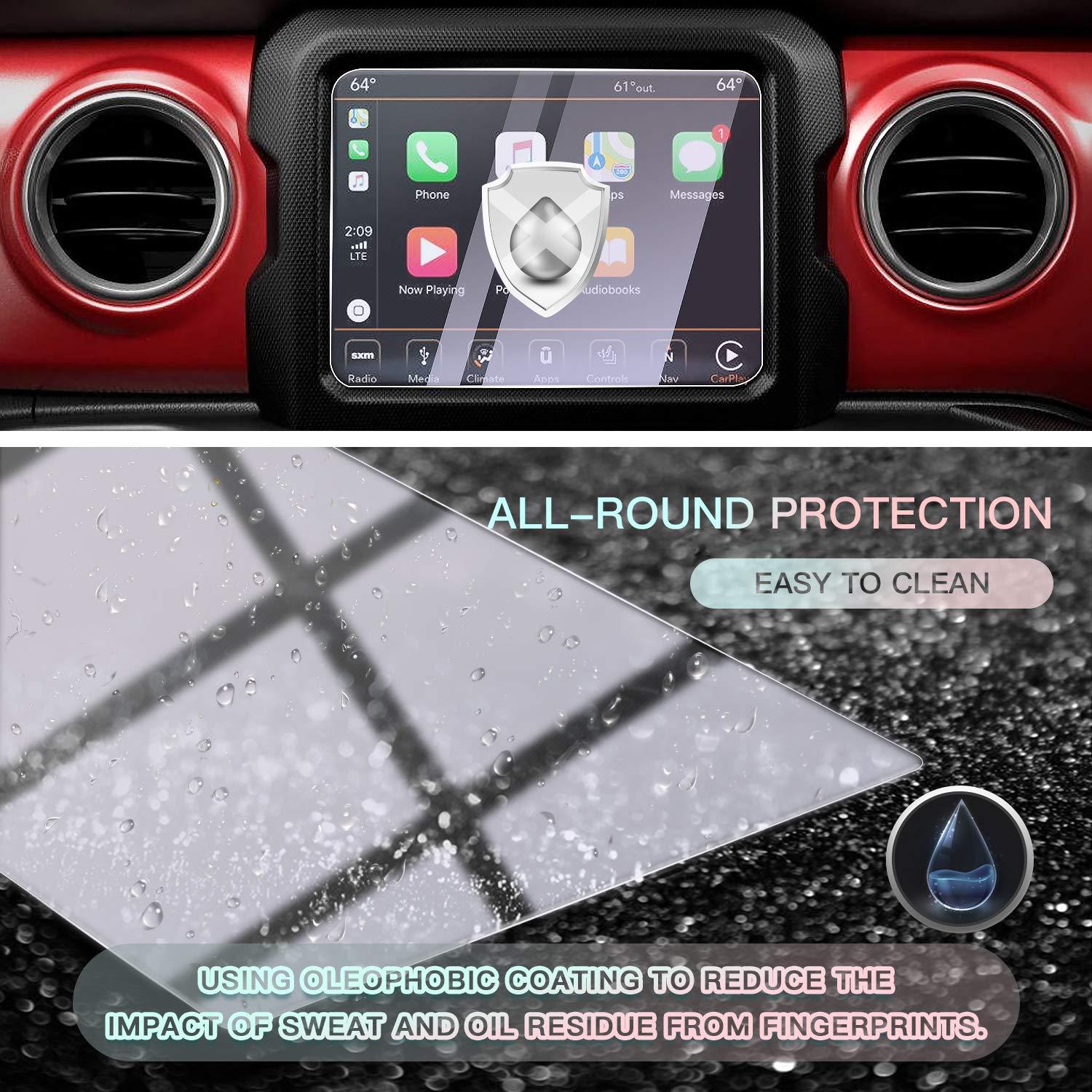 Jeep Gladiator JT 2020 2021 8.4" Screen Protector(Anti Blue-Ray) - LFOTPP Car Accessories