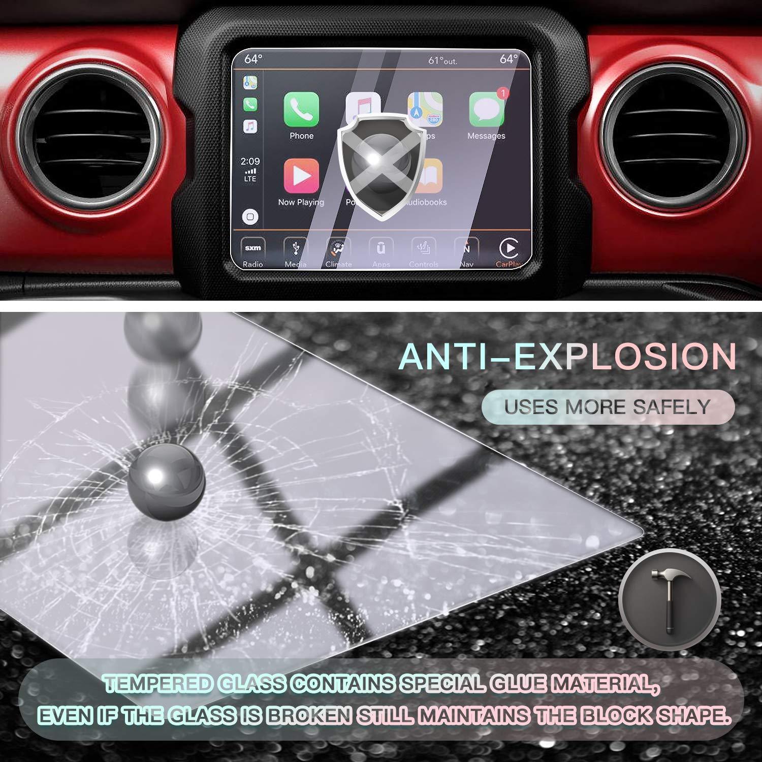 Jeep Gladiator JT 2020 2021 8.4" Screen Protector(Anti Blue-Ray) - LFOTPP Car Accessories