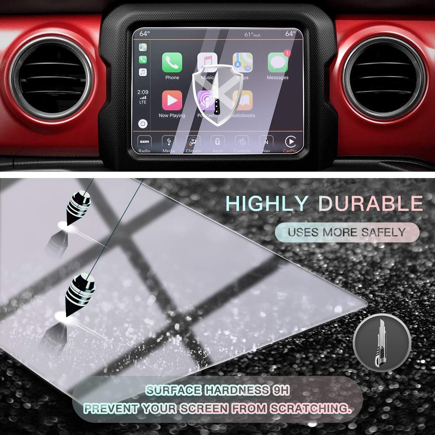 Jeep Gladiator JT 2020 2021 8.4" Screen Protector(Anti Blue-Ray) - LFOTPP Car Accessories