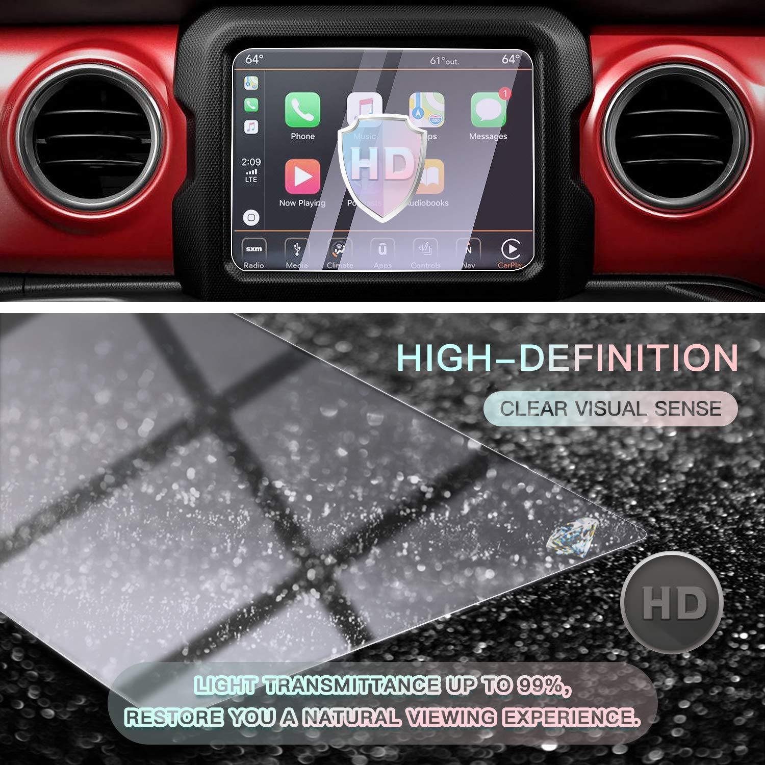 Jeep Gladiator JT 2020 2021 8.4" Screen Protector(Anti Blue-Ray) - LFOTPP Car Accessories