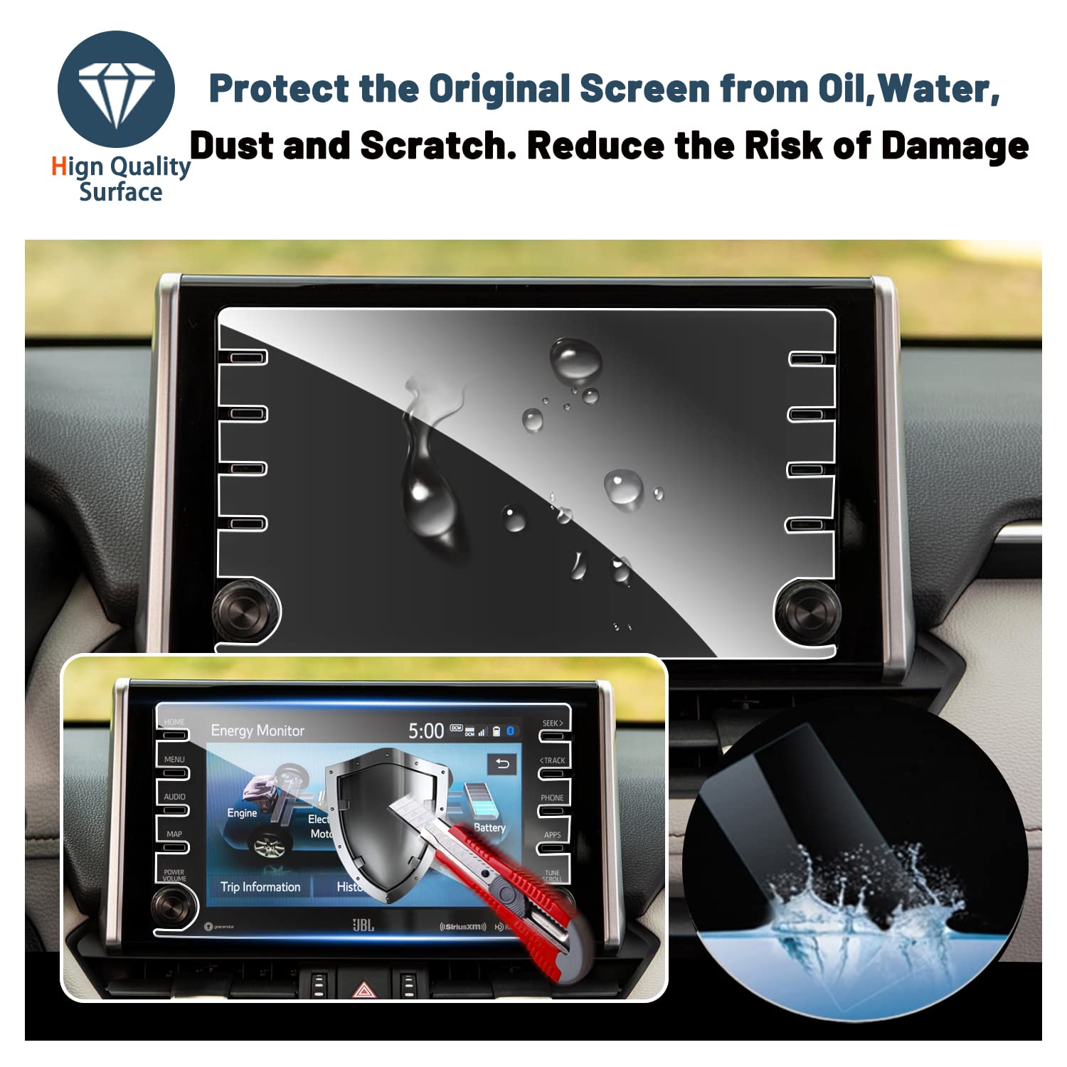 Toyota RAV4 9" Screen Protector 2021+ - LFOTPP Car Accessories