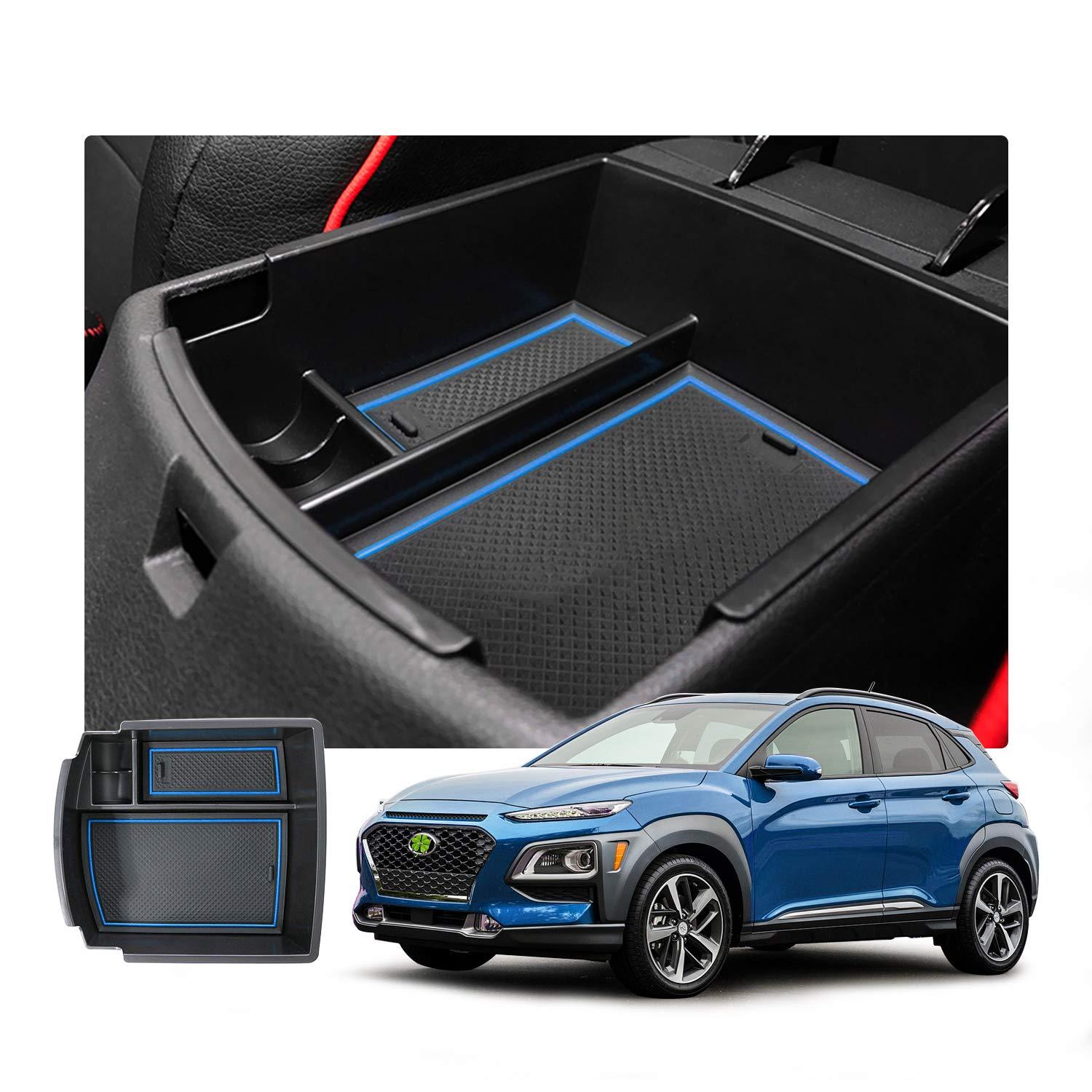 Hyundai Kona Center Armrest Storage Tray 2018+ - LFOTPP Car Accessories