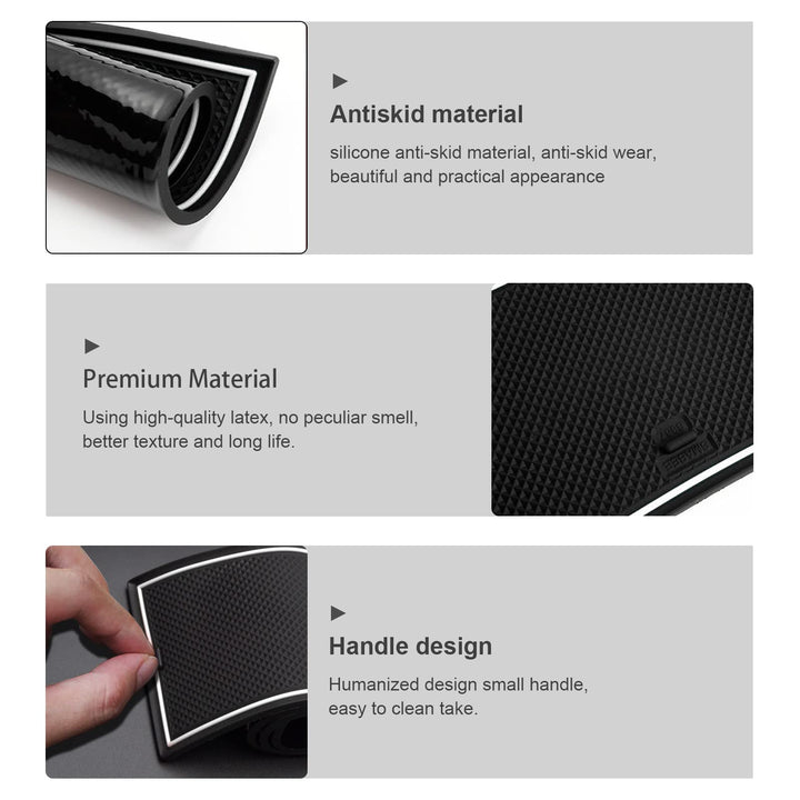 Toyota RAV4 5 Door Slot Mats 2019+ - LFOTPP Car Accessories
